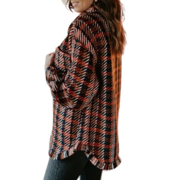 STEVE Madden Multi Final Warning Shacket - Picture 7 of 15